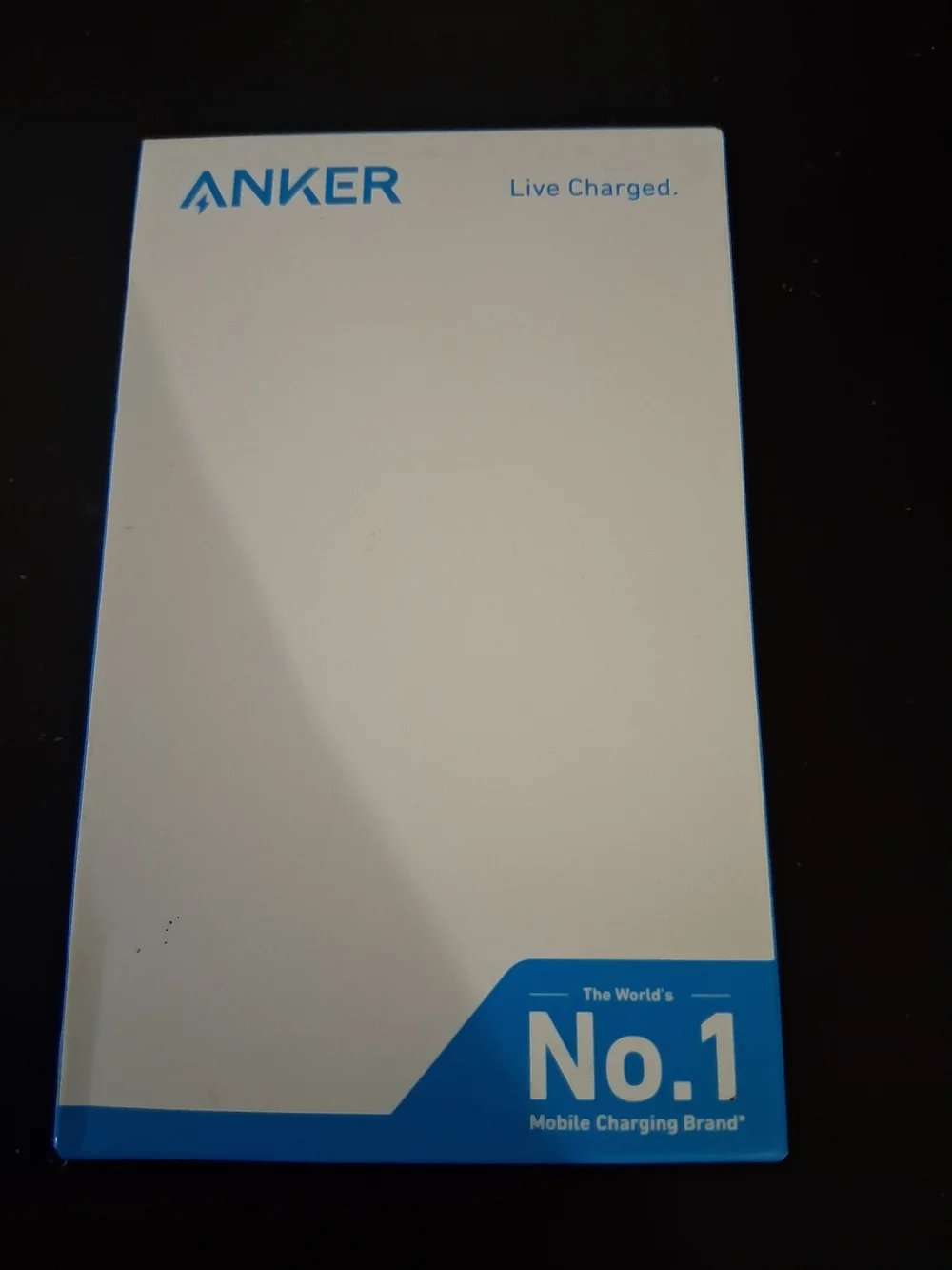 Anker Portable Charger Power Bank - White & Blue